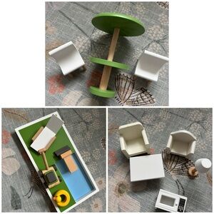 Hearth and hand and pottery barn Miniature Dollhouse Furniture bundle